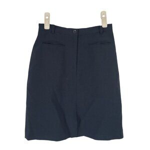 Thomo Womens Black Pencil Skirt Size 34 Wool Blend Slim Fit Office‎ Wear Career